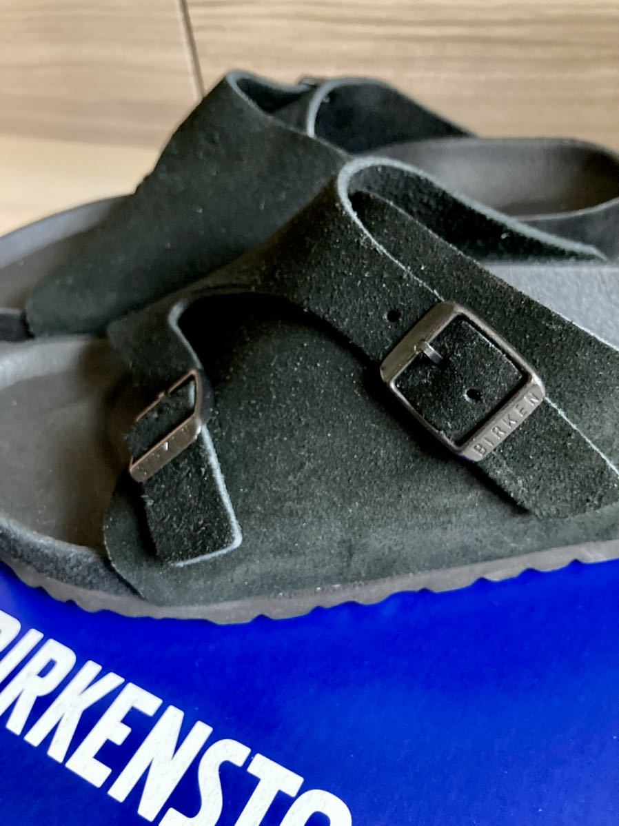 未使用品!BEAMS別注 BIRKENSTOCK Zurich SIZE:40 ナロー オールBLACKスエード チューリッヒ ビルケンxビームス imervillas.com