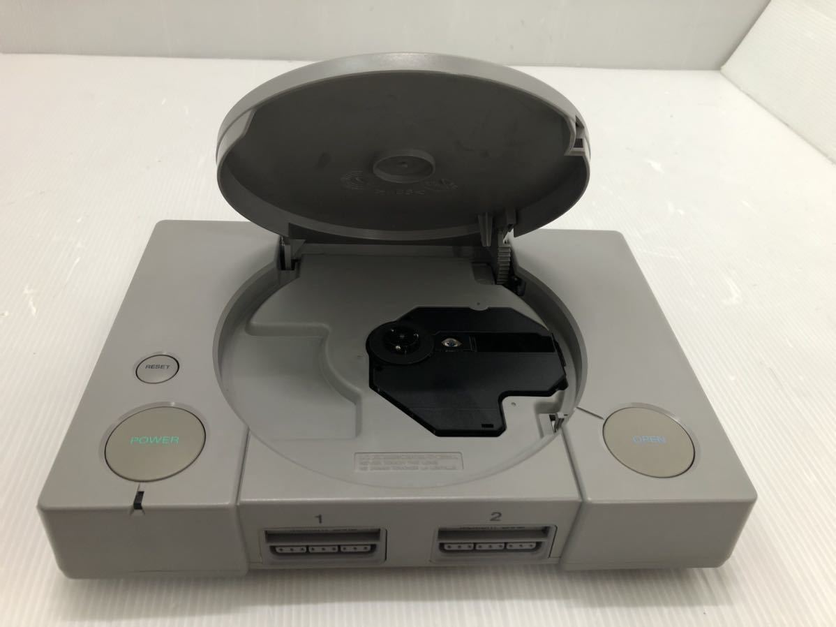 【完品】SONY 初代 PlayStation SCPH-5500 本体 箱付き グレー 動作良好 プレイステーション プレステ PS1 ソニー_画像3