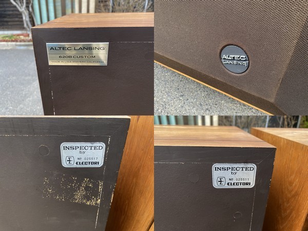 Ψ редкий товар [ ALTEC LANSING 620B CUSTOM 604-8H CUSTOM / Altec динамик пара USA ]1981 год примерно продажа в это время 86 десять тысяч иен Vintage товар M03217