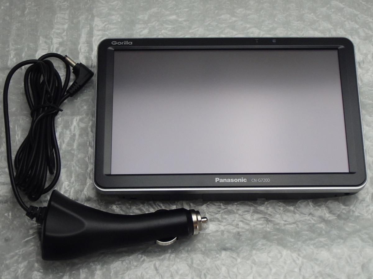 動作品】ゴリラ CN-G720D ワンセグ ポータブルカーナビゲーション 美品