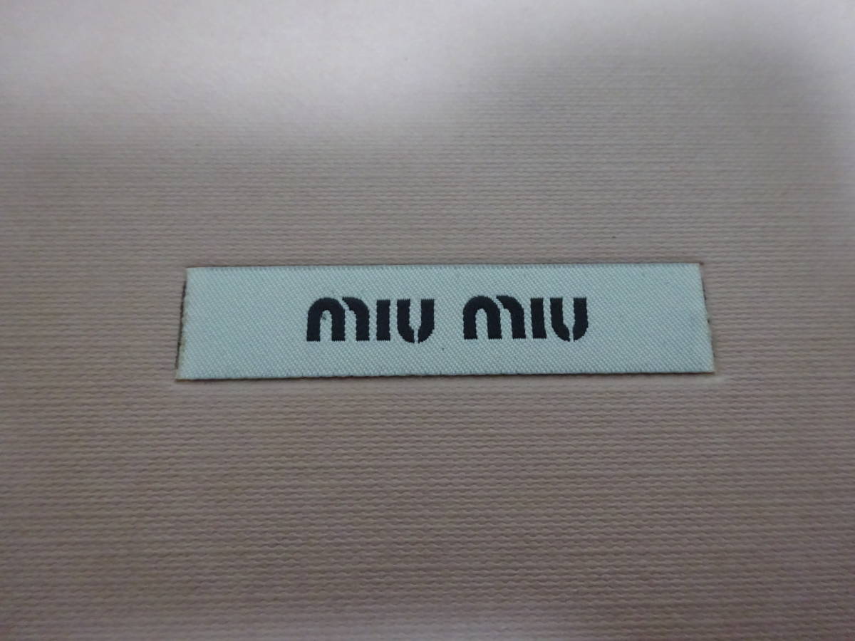 良品 ミュウミュウ miumiu 長財布用箱_画像3