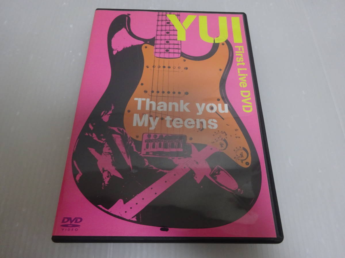 美品の方 Thank you My teens YUI First Live DVD_画像1