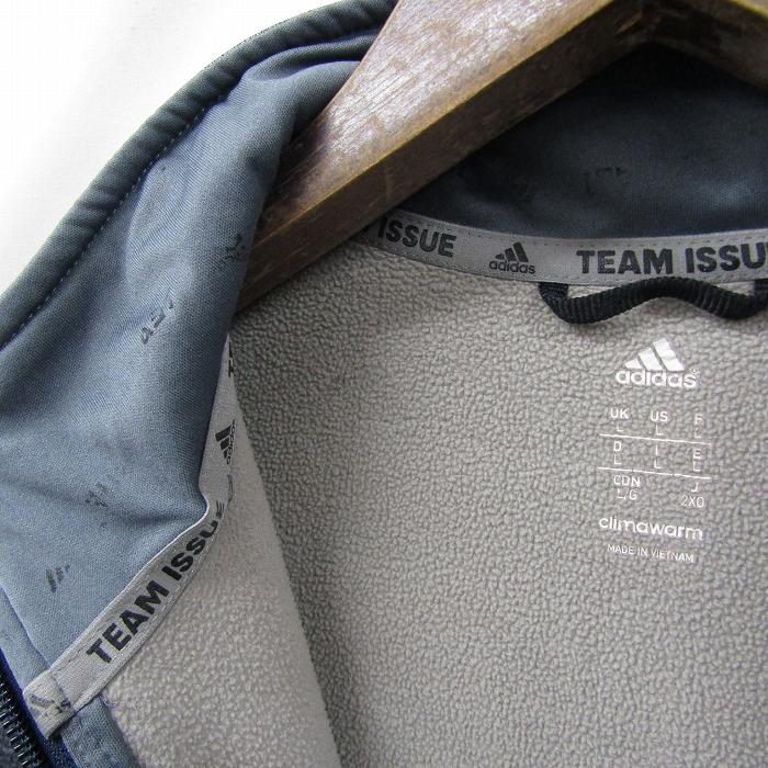  размер L adidas тянуть надкрылок lease жакет футболка Club нашивка темно-синий Adidas б/у одежда Vintage 2J1610
