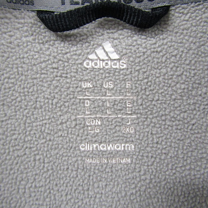  размер L adidas тянуть надкрылок lease жакет футболка Club нашивка темно-синий Adidas б/у одежда Vintage 2J1610