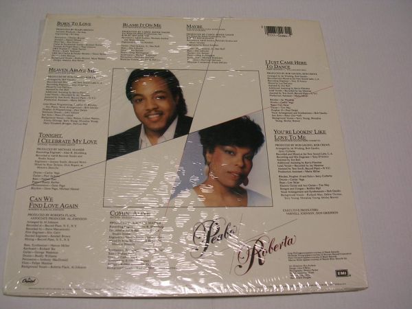 ●SOUL LP●PEABO BRYSON & ROBERTA FLACK / BORN TO LOVE_画像2