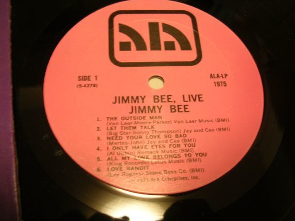 ●SOUL FUNK LP●JIMMY BEE / LIVE_画像4