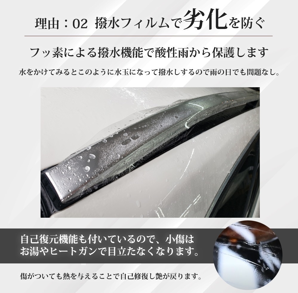 車種専用カット済保護フィルム　アウディ RS Q8 【F1DHUA型】年式R3.2-　トリムモール　_画像7
