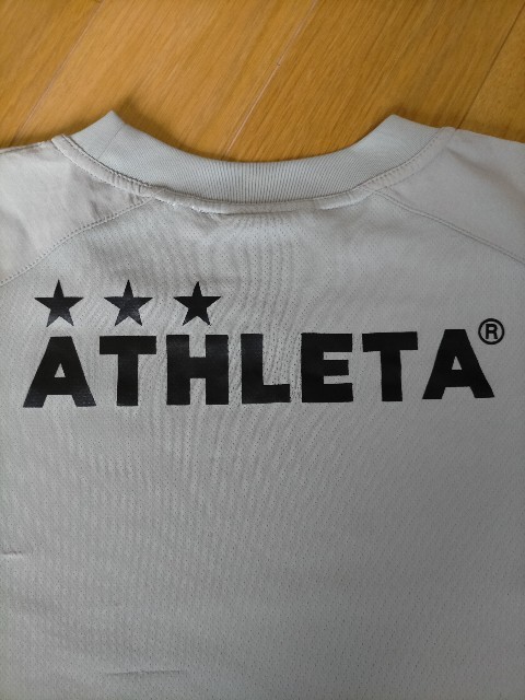 格安 ATHLETA アスレタ トレーニングウエア上下 セットアップ 半袖 短パン L-O ★フットサルサッカージャージ _画像4