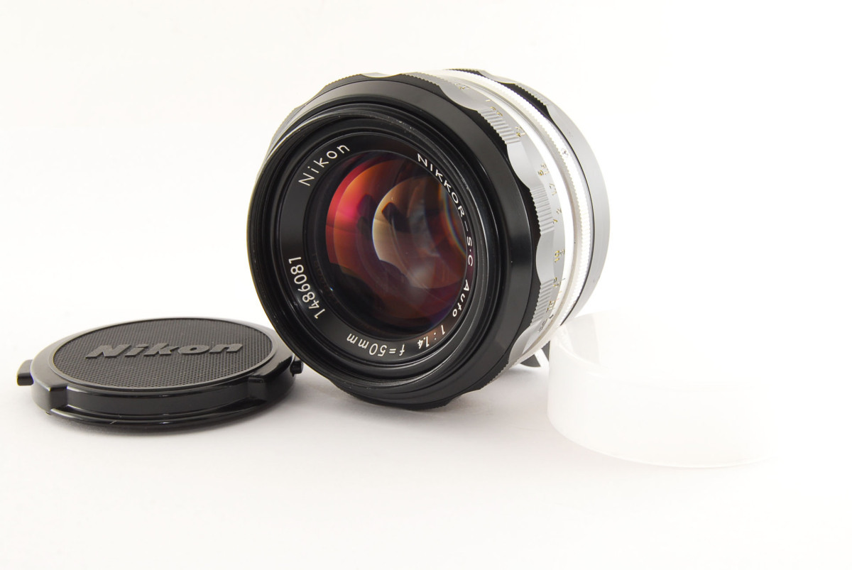 美品】ニコン Nikon Nikkor S.C Auto 50mm f/1.4 非Ai 高級 単焦点