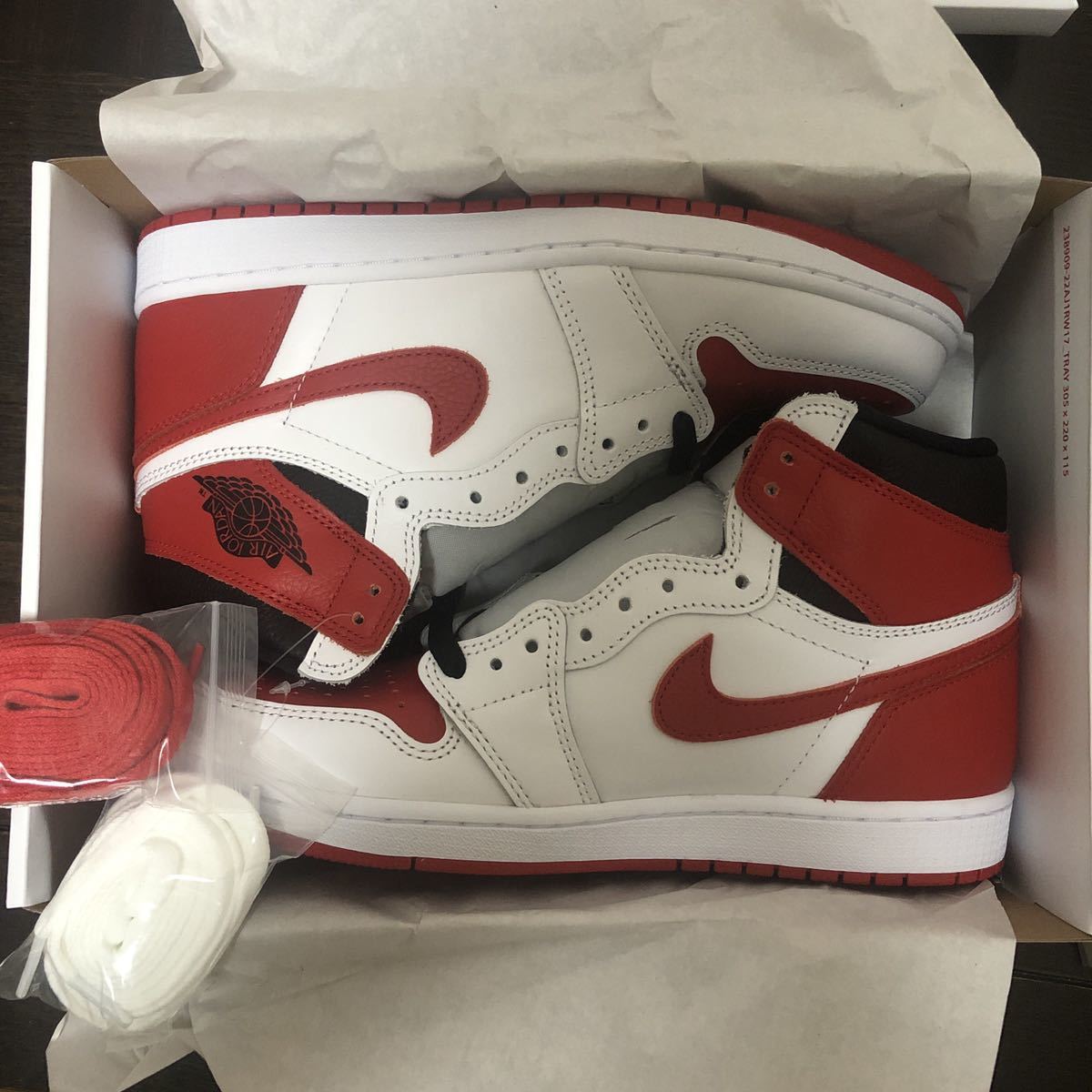 送料無料 新品 NIKE ナイキ AIR JORDAN 1 RETRO HIGH OG HERITAGE 27.0