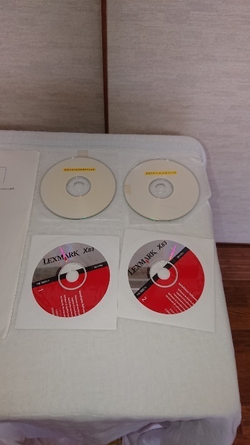 LEXMARK X83 ink-jet printer install CD soft 