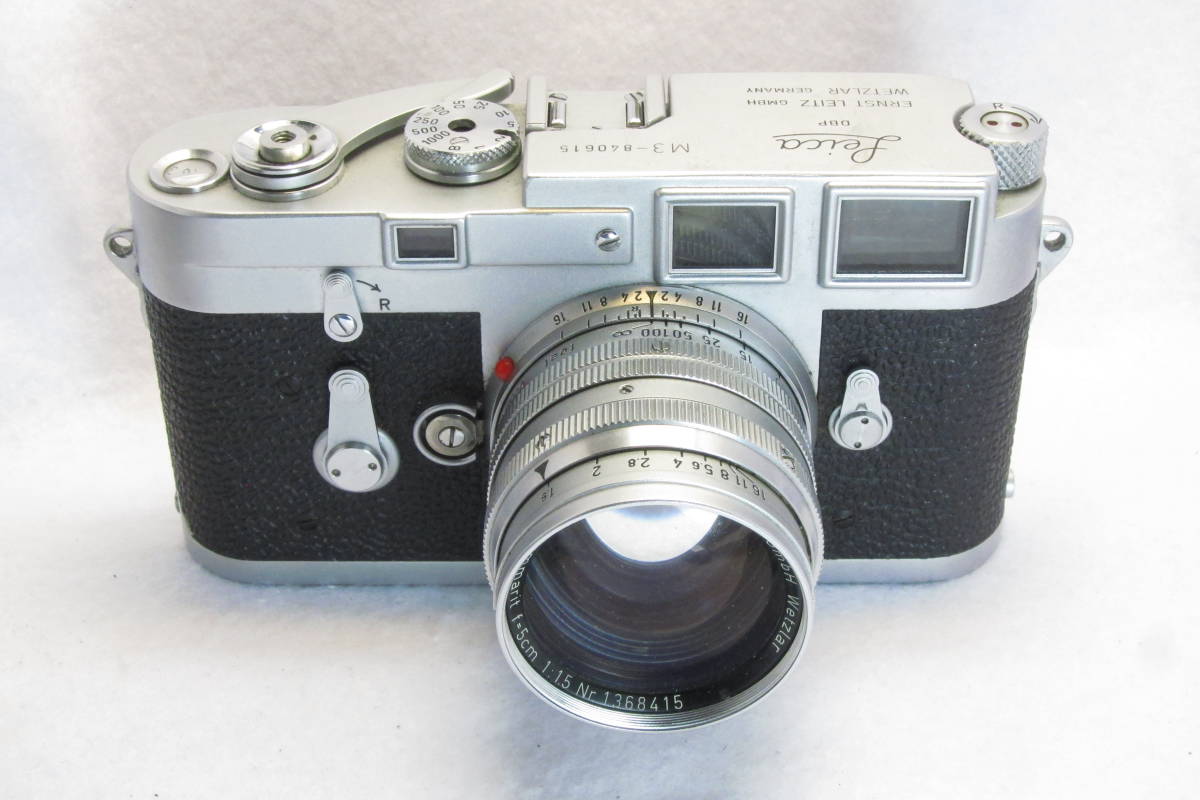 修理要 Leica M3 希少なビッグネーム Lens Summarit 1:1.5 f=5cm