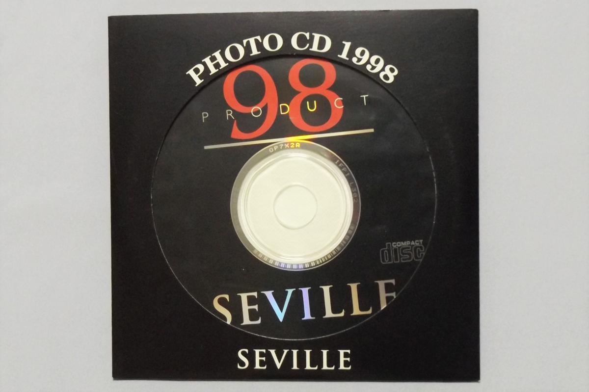 ∨ キャデラック・セビル98年モデルの発表時（1997年10月）に報道関係 者に配布された高精彩写真やメカニズム図解合計54点入りのＣＤロム_画像1
