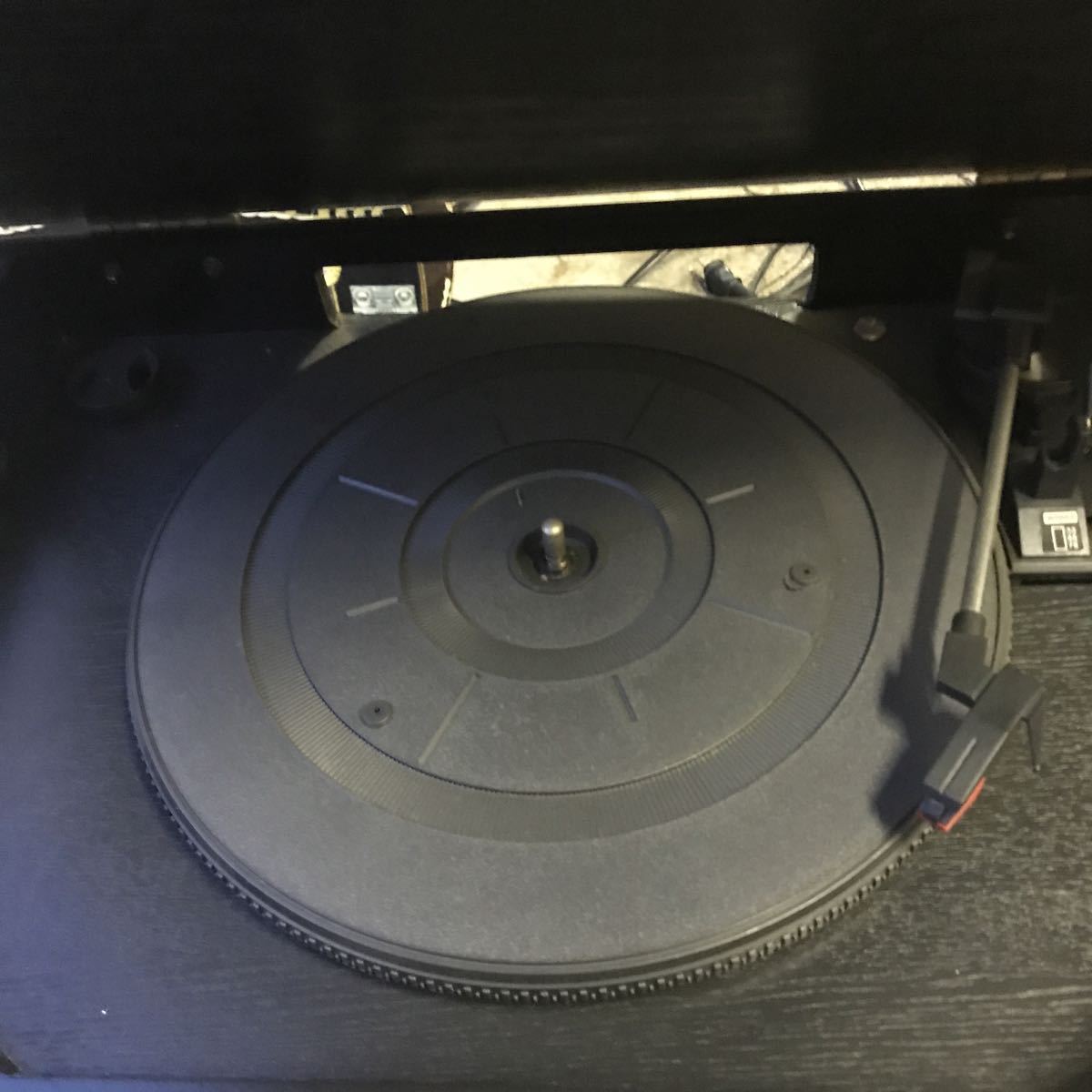 古いマルチレコードプレイヤー　MR6900 アンティーク　ラジオ　CDプレイヤー カセットテープ　ラジオ受信確認。レコード作動確認。_画像4
