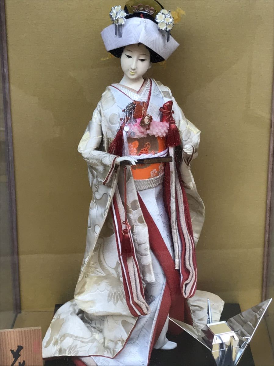 日本人形 市松人形 花嫁 ガラスケース 寿美禮作 の商品詳細 日本人形 市松人形 花嫁 ガラスケース 寿美禮作 の商品詳細