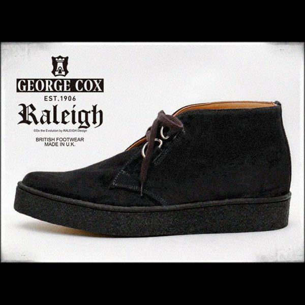 未使用 ジョージコックス RALEIGH別注 チャッカブーツ 81/2 スウェード