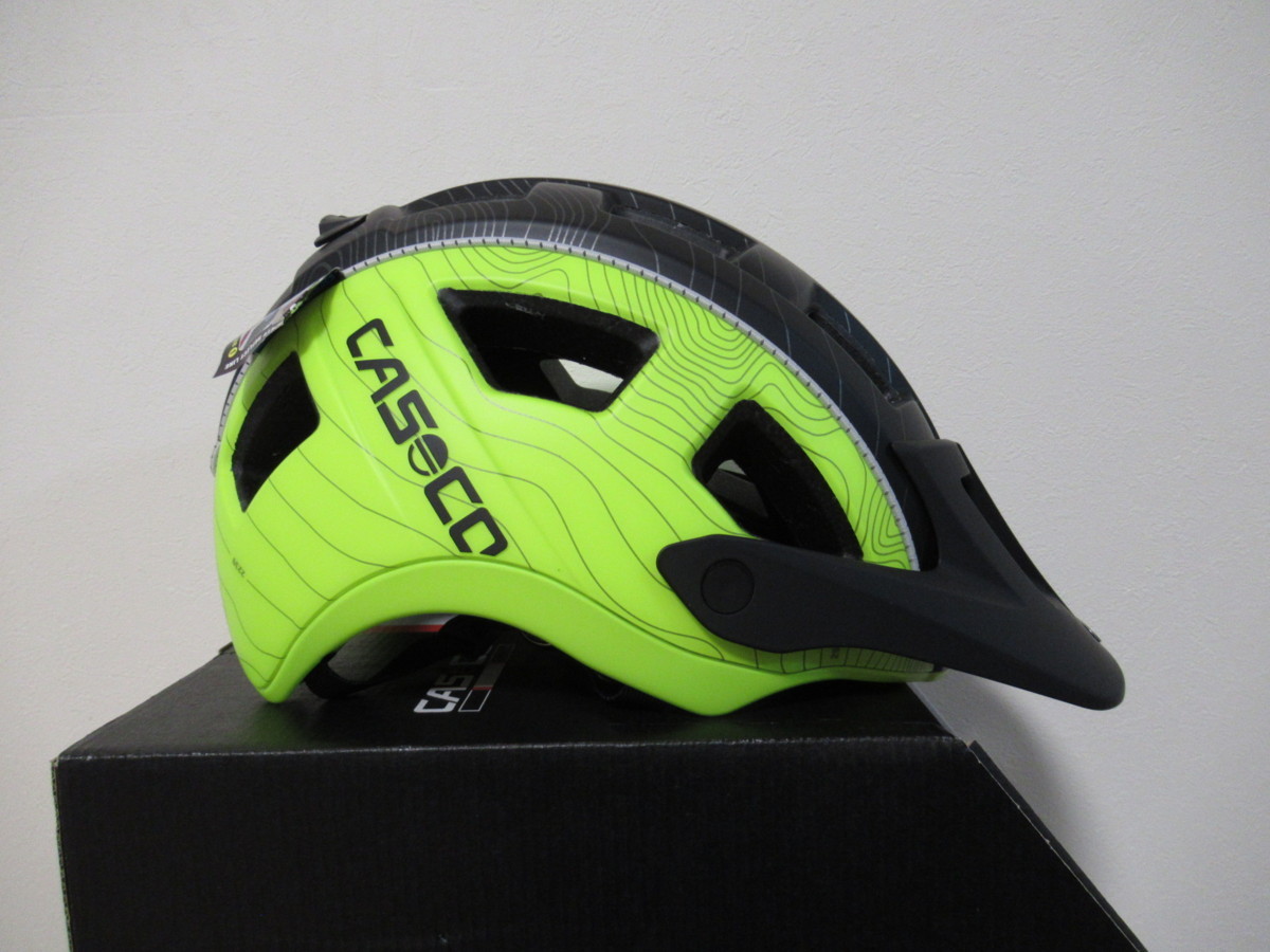 CASCO MTBヘルメット　MTB-E　 Yellow　Lサイズ（58-62cm）　　新品未使用_画像3