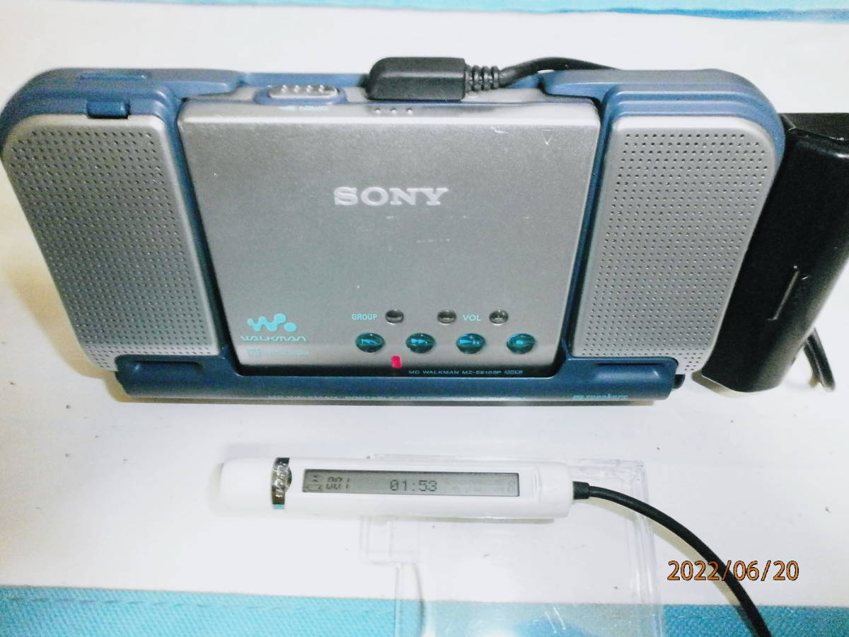 ジャンク品】MDウォークマン SONY ピンク色-