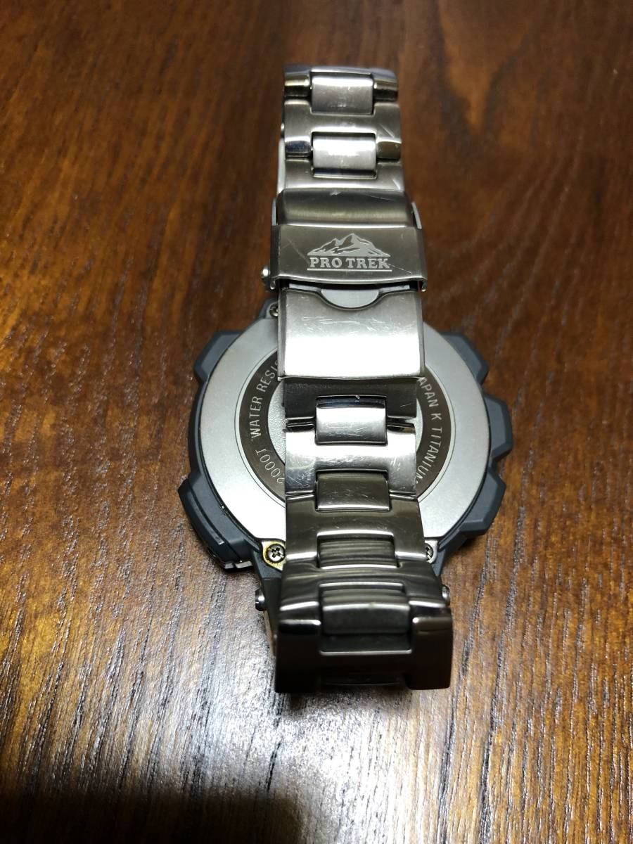 CASIO カシオ PROTREK プロトレック PRX-2000T-7JF マナスル 説明書
