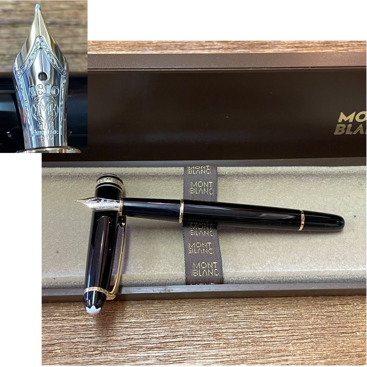 MONTBLANC モンブラン万年筆 マイスターシュテュック ペン先14k バイ