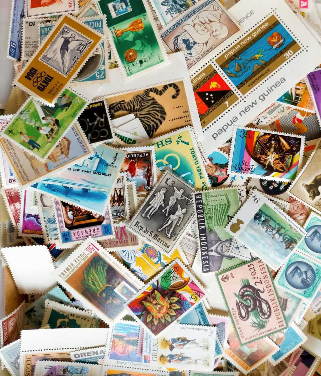 外国切手　未使用　いろいろまとめて　384g_画像7