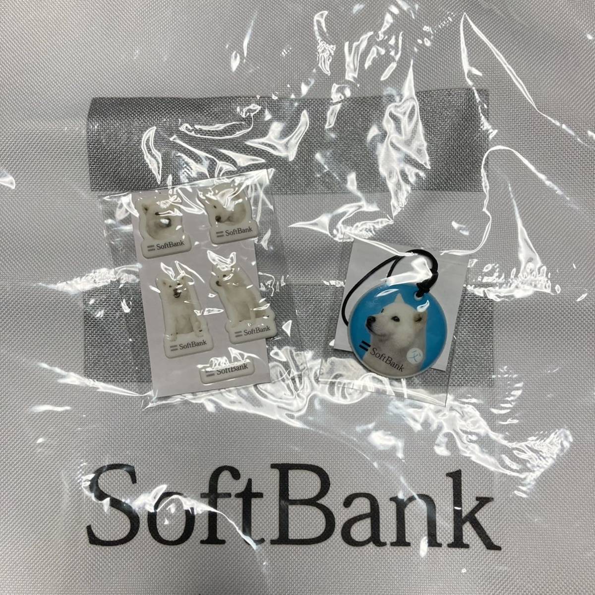 SoftBank ノベルティ　3点セット　その1 トートバッグ　お父さんクリーナ　お父さんシール　お父さん犬_画像2