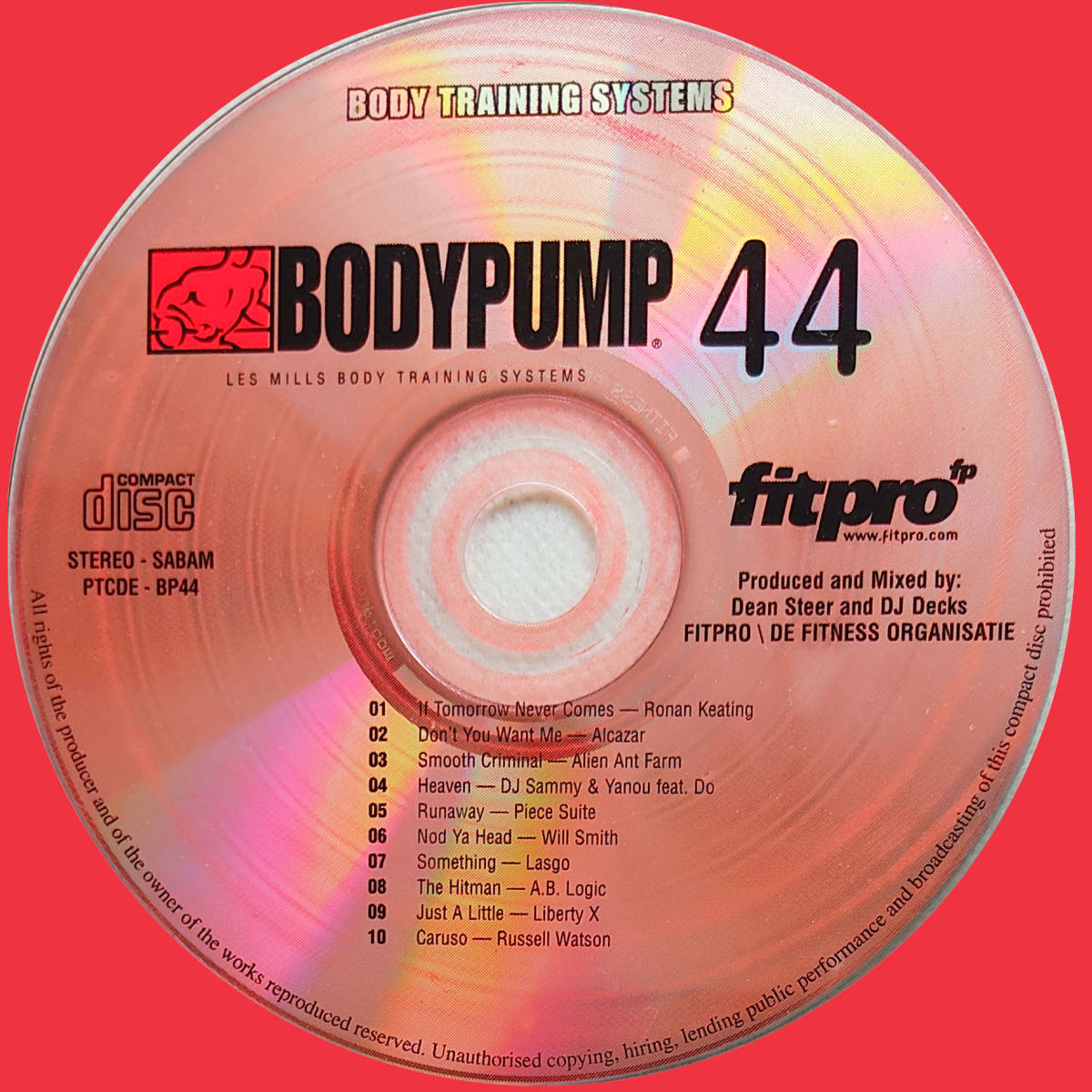 Yahoo!オークション - ボディパンプ 44 CD LESMILLS BODYPUM