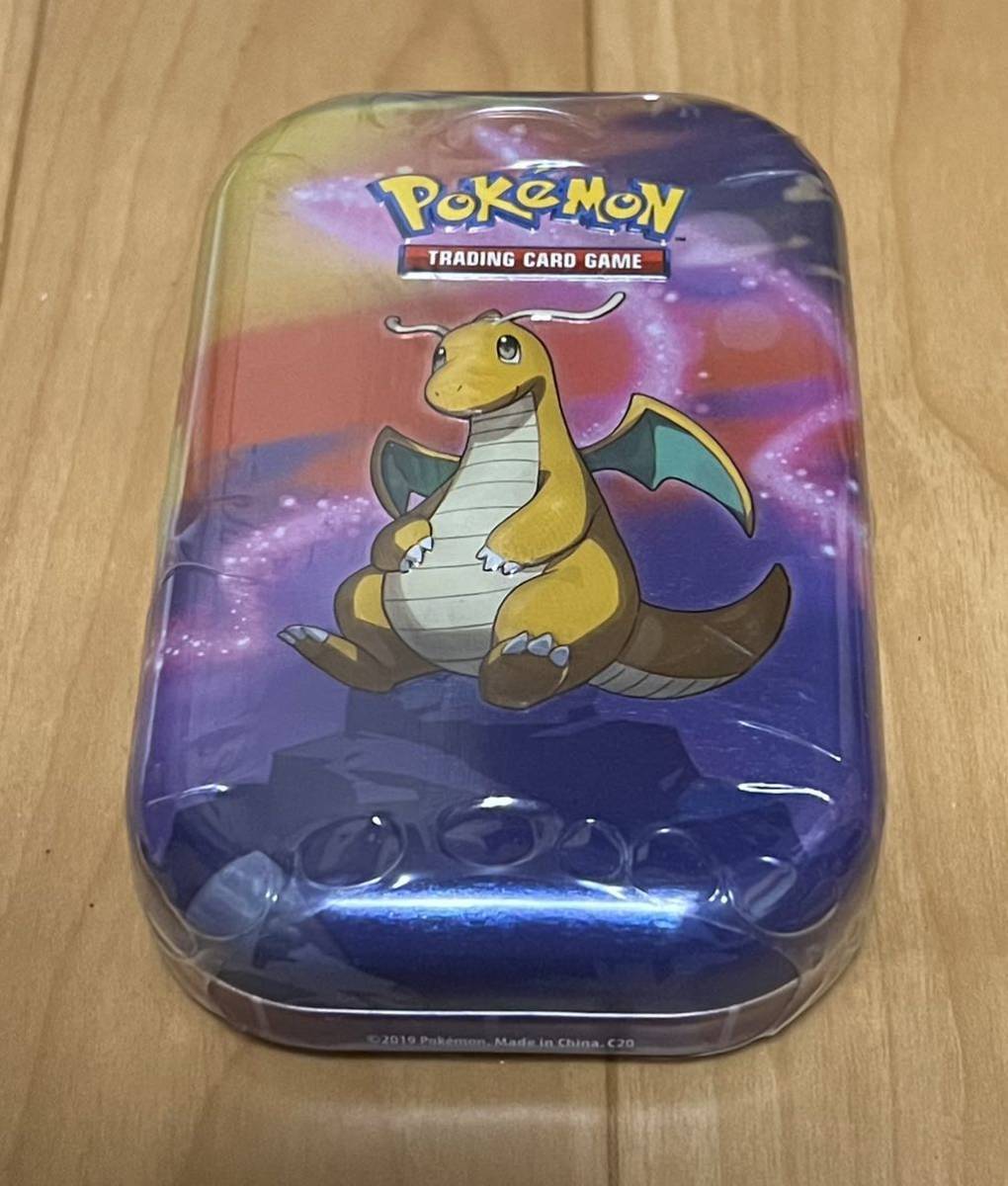 カイリュー ミニ缶 mini tin缶 新品未開封 海外限定 ポケモン カイリュー ミニ缶 mini tin缶 新品未開封 海外限定 ポケモン