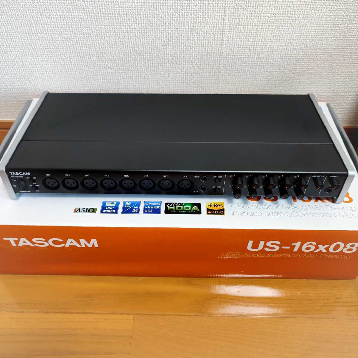 TASCAM US-16x08 オーディオインターフェイス DTM録音機材 saabtekstil.com