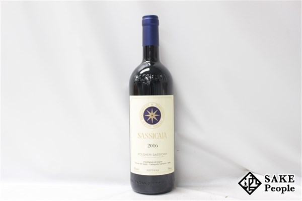 □注目! サッシカイア 2016 750ml 14% イタリア 赤ワイン www