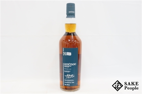 ◇注目! アンノック 24年 700ml 46% 箱付き スコッチ | fahrschule