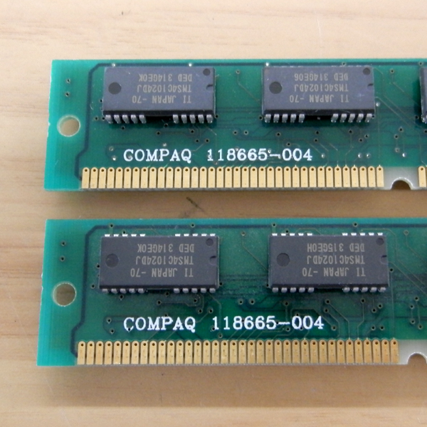 PNY COMPAQ 118665-004 4MB PC память 2 шт. комплект б/у товар товар Sapporo запад район запад .