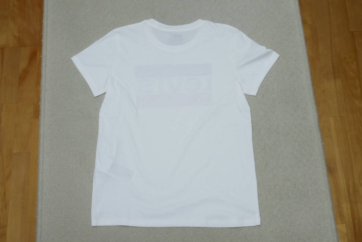新品リーバイス17369-0297 Mサイズ 半袖 Tシャツ スポーティーロゴ ホワイト/白 LEVI'S ウィメンズ_画像4