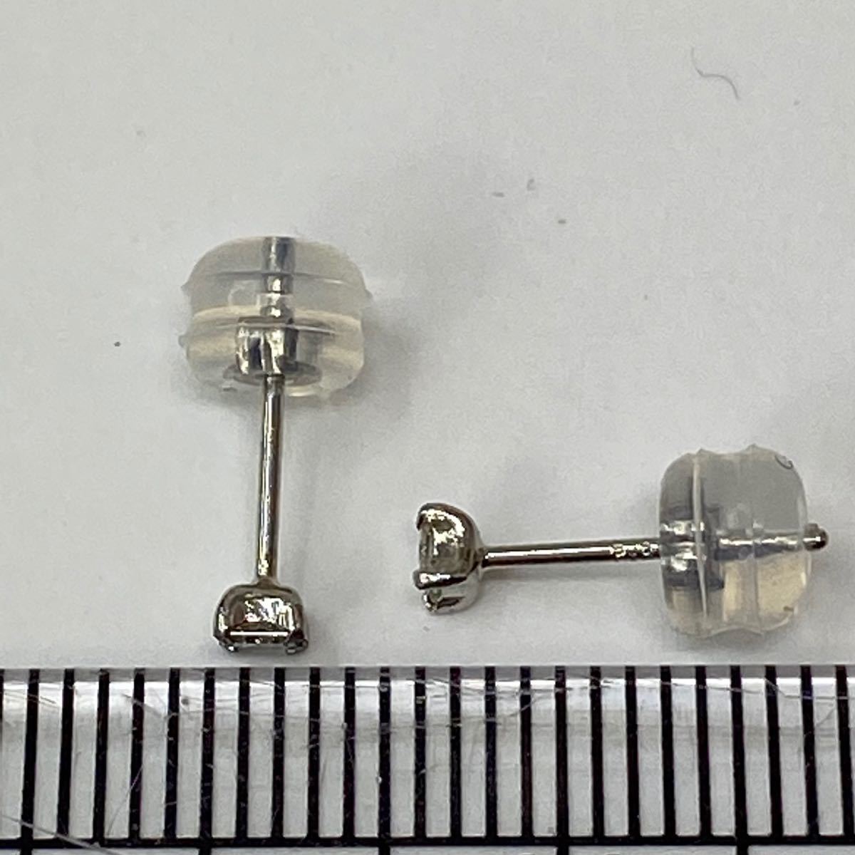 pt900 プラチナ 天然ダイヤモンド 0.08ct ピアス | smsgolubovci.me