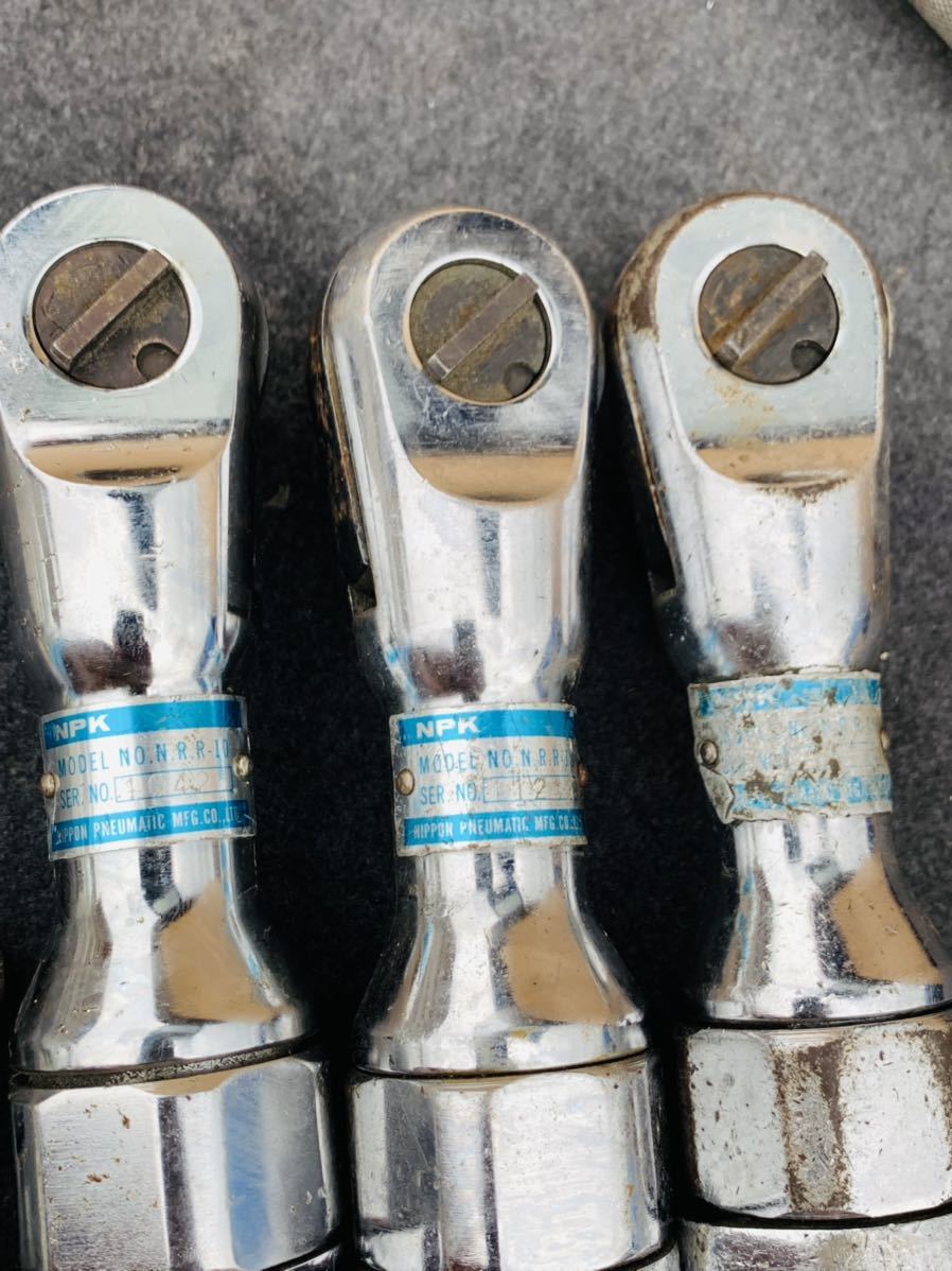 NPK エアーラチェットレンチ NRR-10 3個 PNEUMATIC TOOLS , EP-10