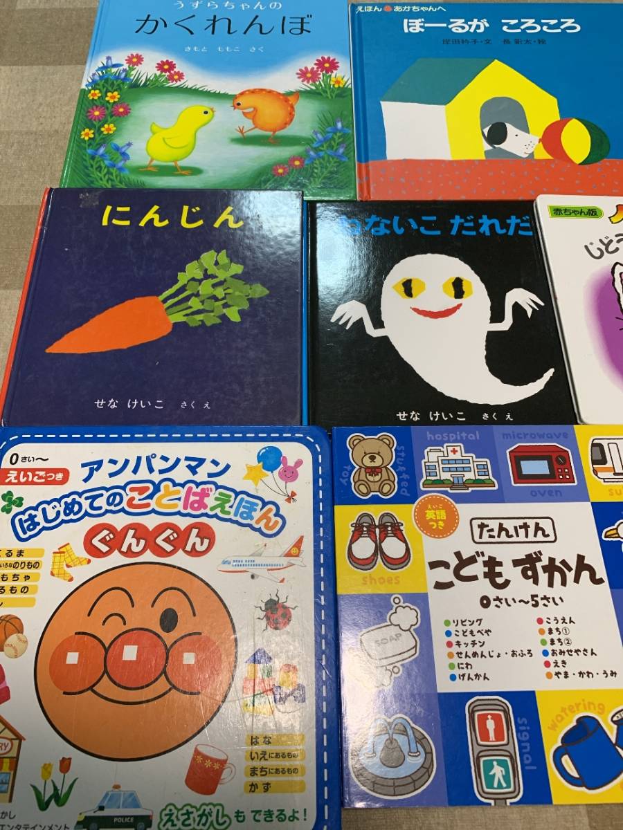 即決　送料無料　絵本　赤ちゃん絵本　１０冊　がたんごとん　ノンタン　せなけいこ　こどもずかん　かくれんぼ