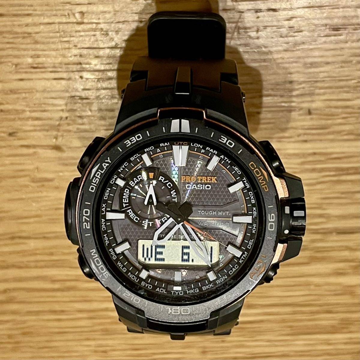 CASIO PROTREK PRW-6000Y-1JF 5365 電波ソーラー プロトレック CASIO PROTREK PRW-6000Y-1JF 5365 電波ソーラー プロトレック