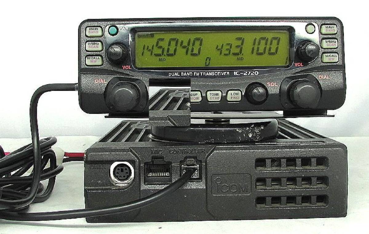 ICOM/アイコム IC-2720D 144/430MHz帯　50W(430MHZ帯は35W)　ＦＭトランシーバー_画像1