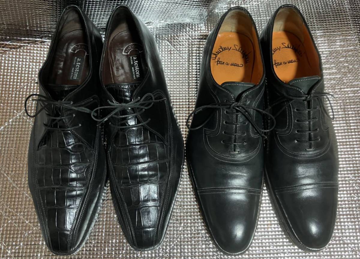 ルやリフト Santoni - 極美品 サントーニ/SANTONI サイズ6の通販 by