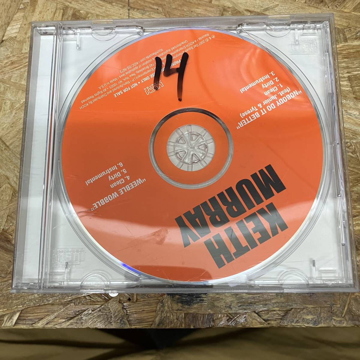 ● HIPHOP,R&B KEITH MURRAY - NOBODY DO IT BETTER INST,シングル CD 中古品_画像1