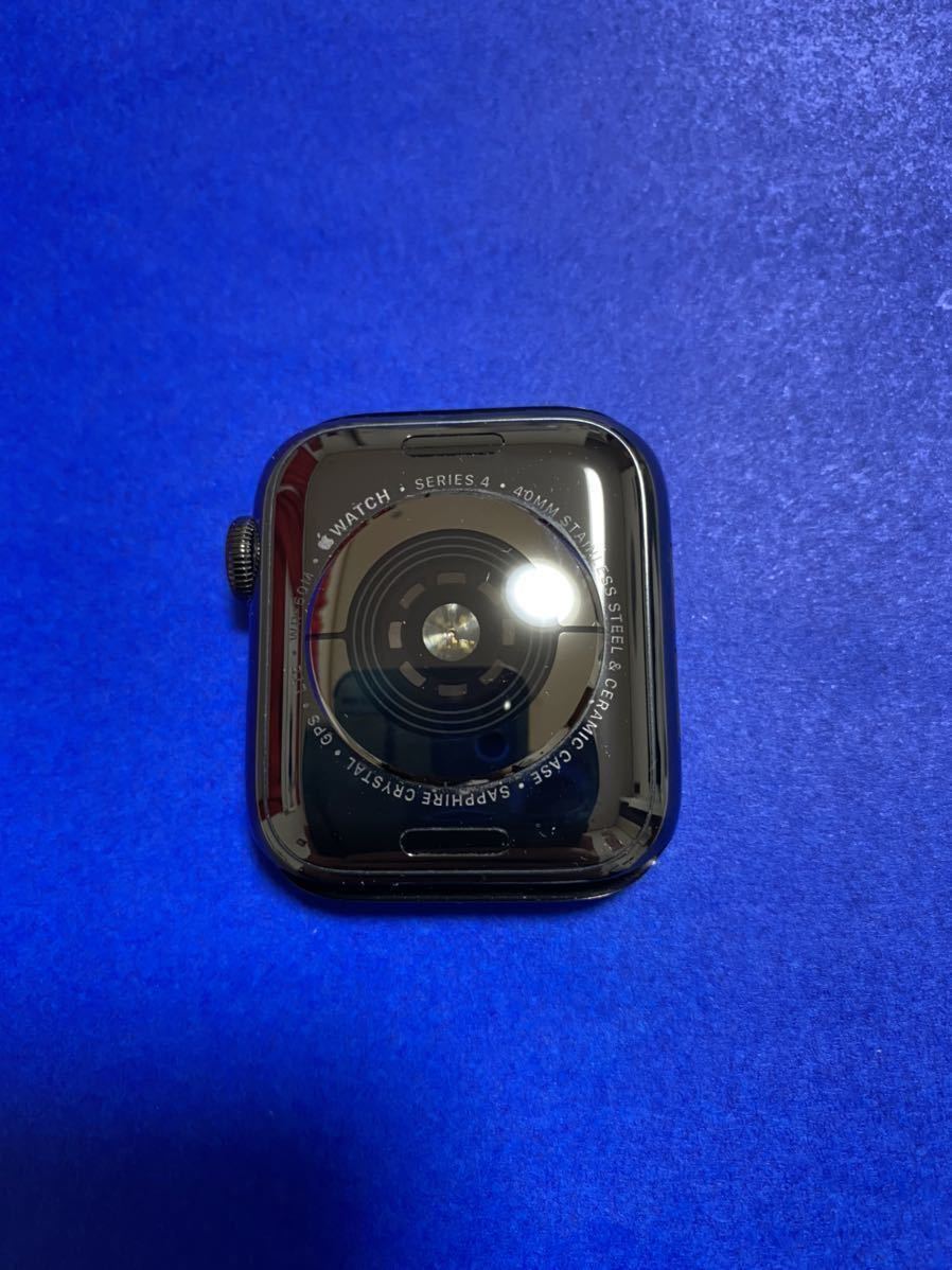Apple Watch Series 4 GPS+Cellularモデル 40mm M 美品☆ アップルウォッチ　セルラー　スマートウォッチ　ステンレススチール_画像4