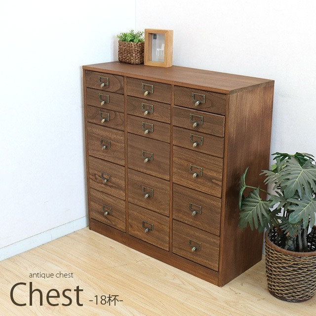  chest chest many step chest storage wooden height 75cm width 75cm living storage drawer case storage furniture Northern Europe antique style domestic production 