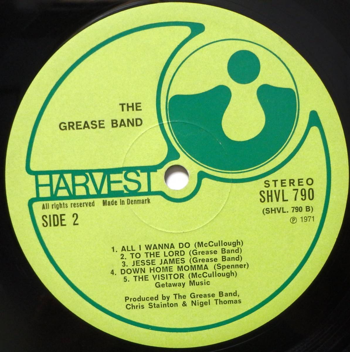 【SW069】GREASE BAND 「Grease Band」, ’71 UK Original　★スワンプ/ブルース・ロック_画像7