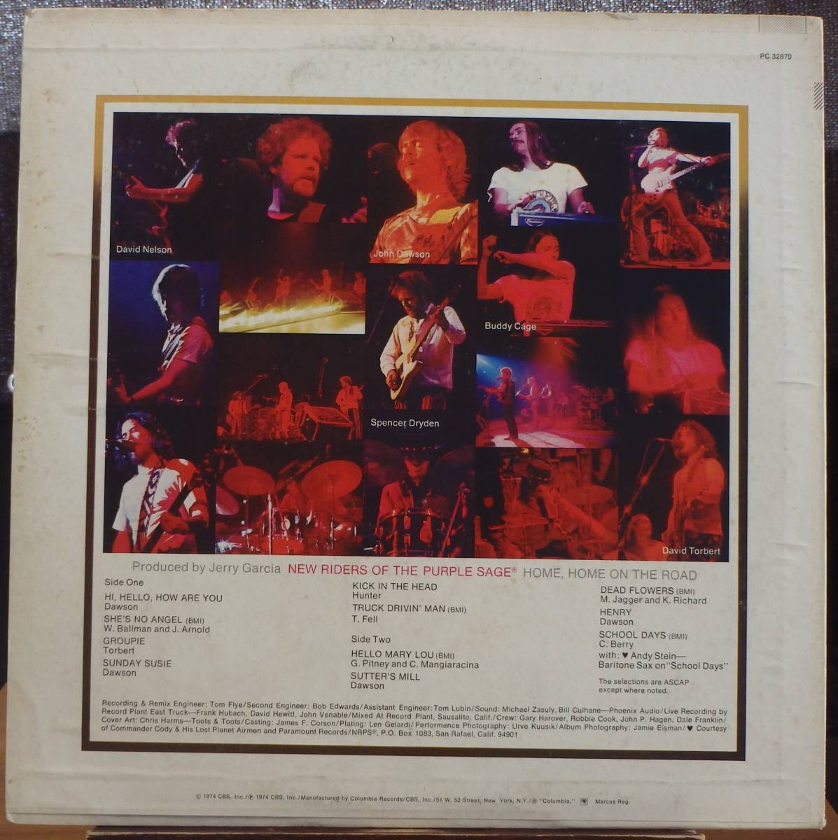 【SW122】NEW RIDERS OF THE PURPLE SAGE 「Home, Home On The Road」, ’74 US Original/Promo　★カントリー・ロック/フォーク・ロック_画像2