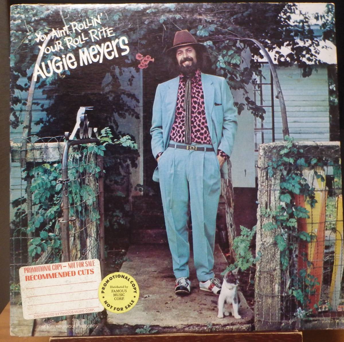 【SW060】AUGIE MEYERS 「You Ain’t Rollin’ Your Roll Rite」, ’73 US Original/Promo(白ラベル)　★スワンプ/カントリー・ロック_画像1