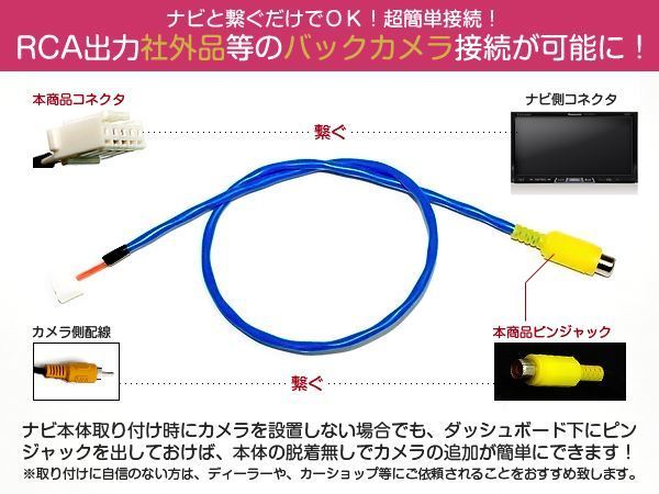 メール便送料無料 パイオニア Pioneer カロッツェリア HDDサイバーナビ バックカメラ 変換 ケーブル AVIC-ZH09 リアカメラ_画像1