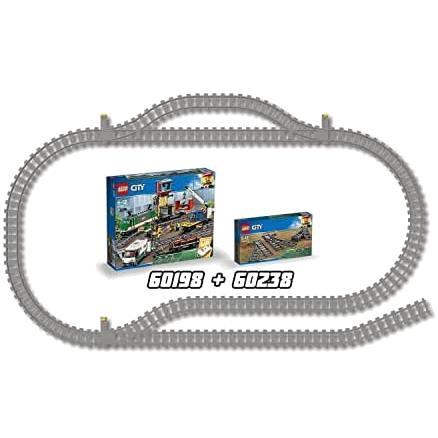 レゴ(LEGO) シティ 交差付きレールセット 60238 おもちゃ 電車_画像6