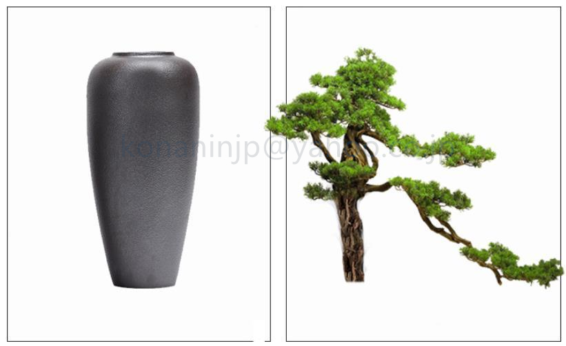  popular recommendation * wooden plastic . pine .. bonsai artificial flower human work decorative plant human work tree simulation ceramic vase ornament fake green 