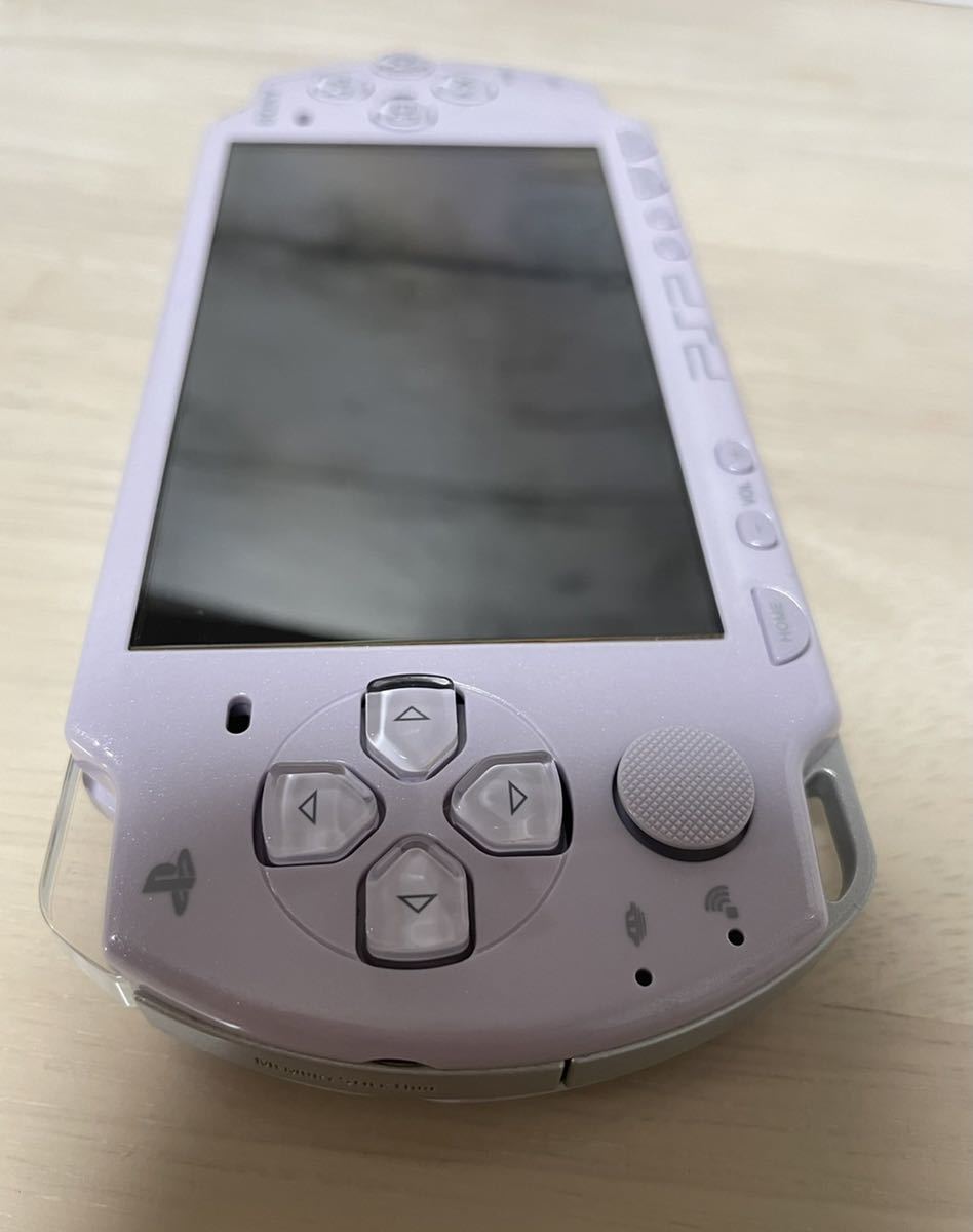 【美品】PSP「プレイステーション・ポータブル」 ラベンダー・パープル (PSP-2000LP) 