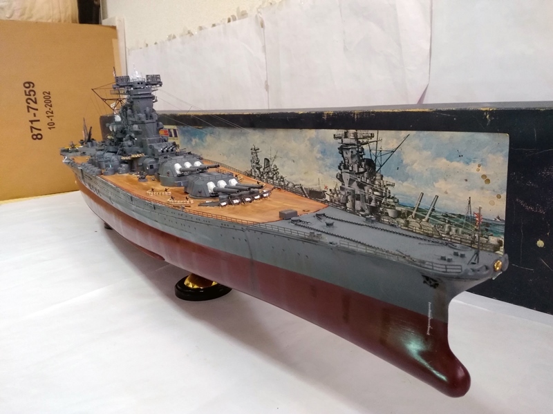 Yahoo!オークション - 1/200 戦艦 大和 完成品 全長131.5cm ライト